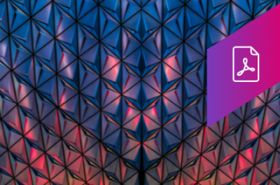 abstract image with pdf icon